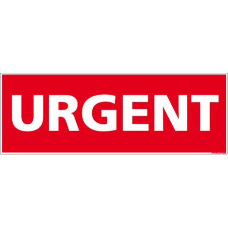 ADHESIF DE CONDITIONNEMENT URGENT (M0322).- Adhésif - 210 x 75 mm