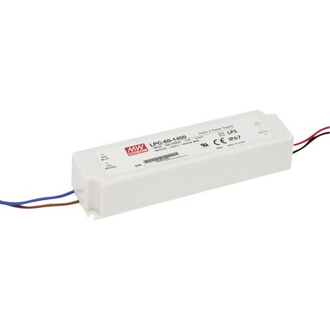 MEAN WELL LPC-60-1750 LED-Treiber  Konstantstrom 59.5 W 1.75 A 9 - 34 V/DC nicht dimmbar, Überlastsc