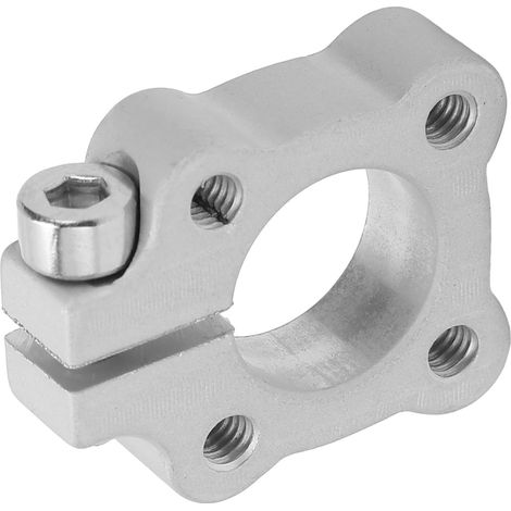 Collier de serrage d'arbre en aluminium, moyeu de serrage pour alésage rond, accessoires de traitement de pièces, 14 mm (1/5)