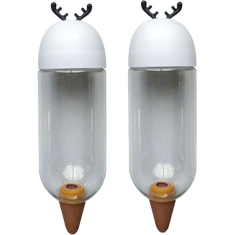 2 pièces 500ml dispositif d'arrosage automatique auto-arrosage goutte à goutte jardin intérieur fleur plante arrosage pic goutteur dispositif (1/5)