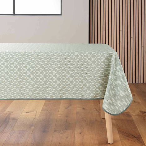 Rechteckige Tischdecke mit glänzendem Muster, 145 x 240 cm