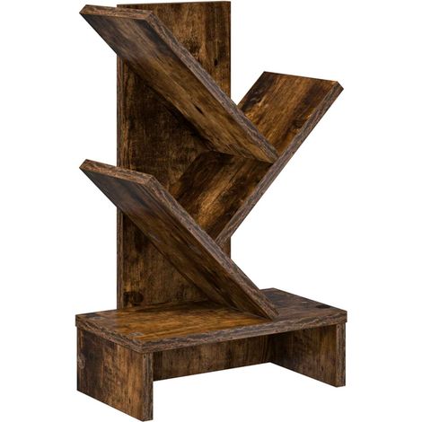 Étagère Arbre 3 Niveaux 30 x 18 x 48 cm Bois d'ingénierie vidaXL (1/5)
