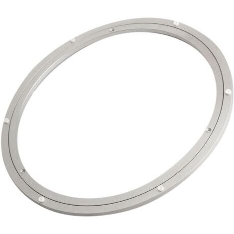 391x8.5mm Plateau Rotative à Roulement Platine Tournante Table Aluminium Support Cuisine Gateau (1/4)