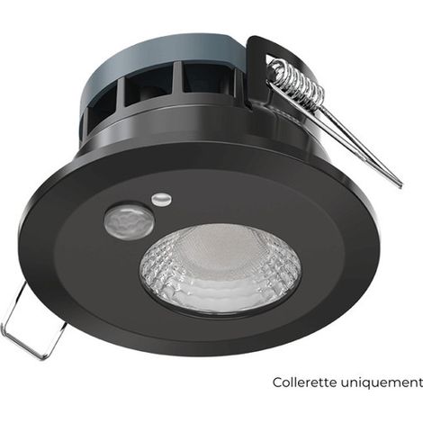 Collerette Ronde Noir Mat pour DRACO et DRACO PRO - R102MB - SOLUM