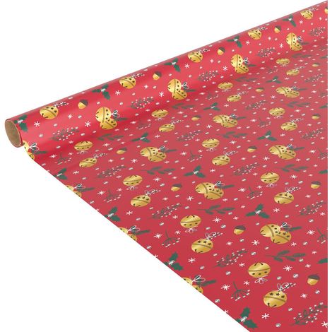Papier cadeau traditionnel 1000x100cm assorti - Feeric lights & christmas (1/4)
