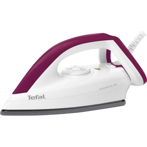 Tefal FS4030 EasyGliss Ferro a Secco Piastra Durilium 1200 W colore Borgogna Bianco (1/5)
