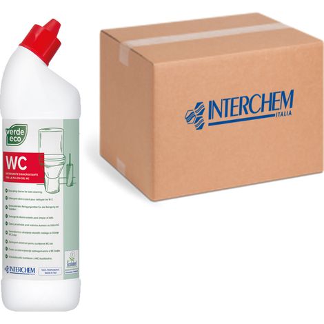 Scatola 6 detergenti disincrostante WC Verde Eco WC