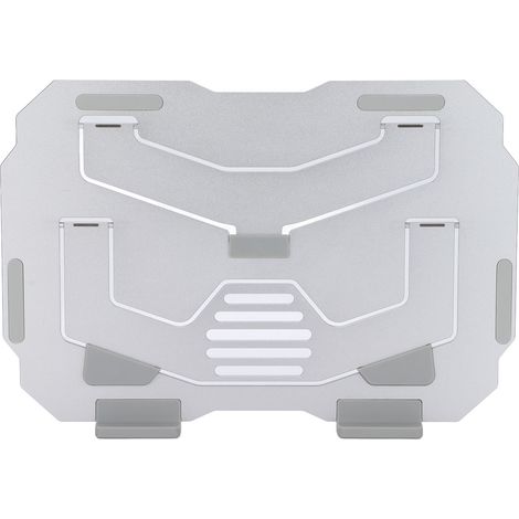 Ergonomischer, tragbarer und langlebiger Laptopständer mit breiter Kompatibilität, silberner Desktop-Ständer