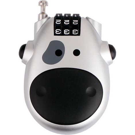 Combination Lock, Locker Lock, Luggage Locks for Suitcases and Airplanes, Zinc Alloy (Silver) (1/5)