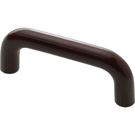 Hettich Möbelgriff Kunststoff braun 10,0 x 73,0 x 28,0 mm - 1 Stück Möbelgriffe