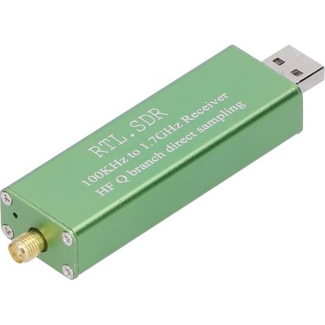 Récepteur numérique portable vert version améliorée A300U, radio DAB FM, tuner SDR RTL2832U R820T (1/5)