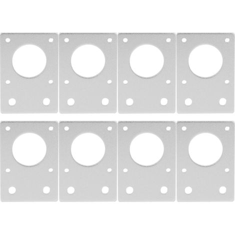 Support plat en alliage d'aluminium pour moteur pas à pas 42, plaque de montage pour imprimante 3D, argenté (1/5)