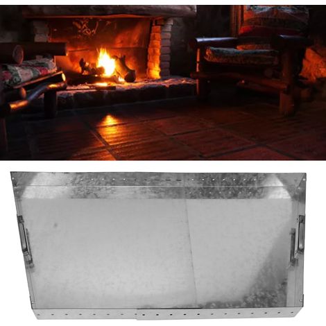 Plateau de cheminée réglable, cendrier extensible pour recueillir les cendres, porte-cendres de cheminée, plateau de cheminée. (1/5)