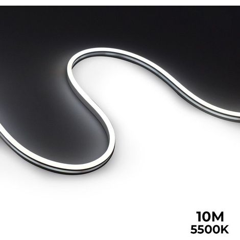 Neon Flex LED 24V DC - 10x18mm - 10 metri - Lotto completo -