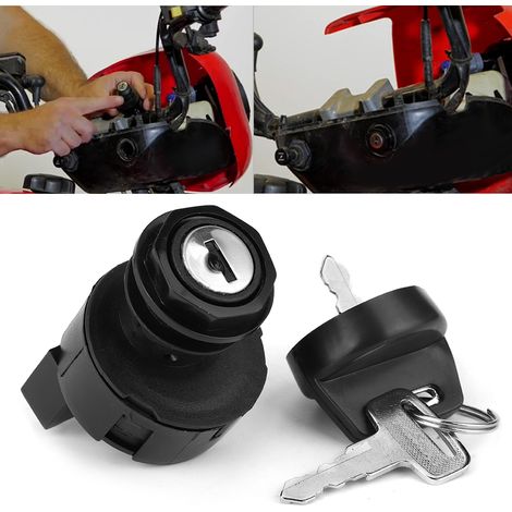 Zündschloss-Schlüsselsatz für Motorräder, passend für Polaris RZR 570, 800, 900, 1000, Teilenummer 4011002 (1/5)