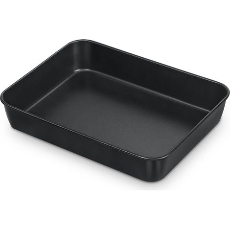 Mini plat de cuisson anti-adhésif, en acier inoxydable, pour brownies, lasagnes, 23,8 x 18 x 5 cm, résistant à la rouille et facile à nettoyer (1/5)