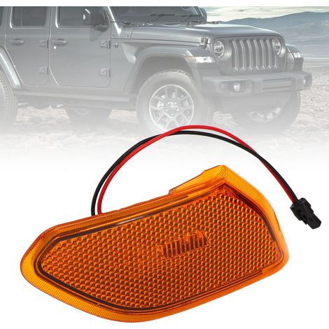 Feu de gabarit LED pour Jeep Wrangler 2018‑2021, côté droit, référence 68302120AB, éclairage camion et SUV.