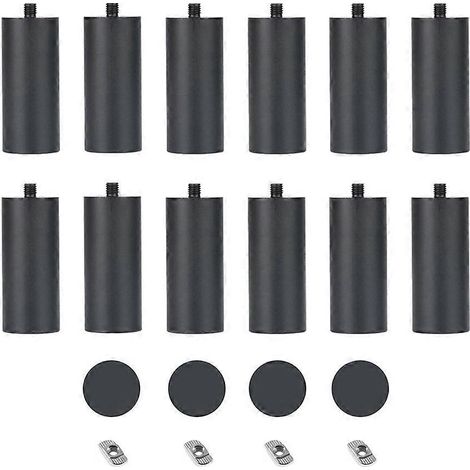 12 rehausseurs auxiliaires pour machine de gravure laser, hauteur de colonne augmentée de 50 mm (1/5)