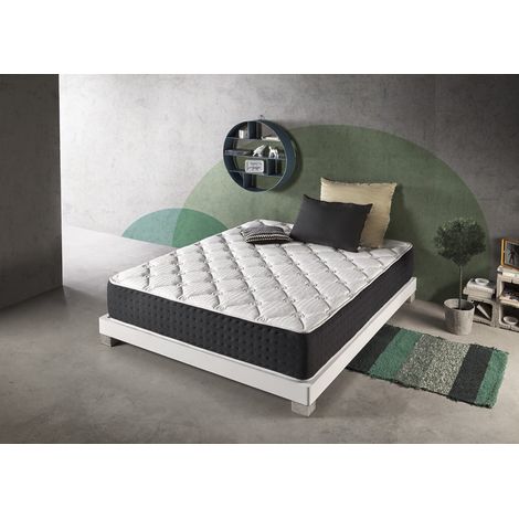 SIMPUR RELAX matelas 140x190 bio green - mousse á memoire de forme bio pur® - épaisseur 30 cm - hypoallergénique - anatomique -  certifié oeko-tex®
