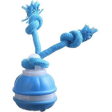 Juguete interactivo para perros, pelota eléctrica que rebota, pelota mordedora autoentretenida y resistente a las mordeduras con cuerdas, juguete inteligente automático para pasear y aliviar el aburri (1/5)
