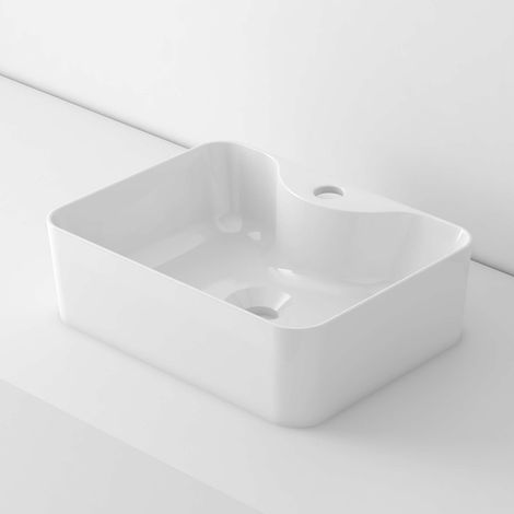Lavabo à poser K4030 céramique 40,5x13x30,5 cm blanc (1/5)