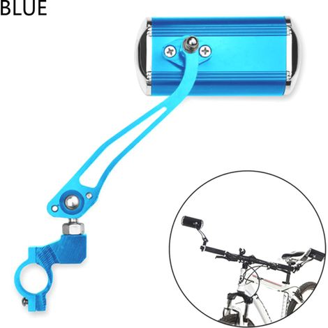 Espejo retrovisor para bicicleta, con soporte para manillar, espejo retrovisor gran angular giratorio de 360° para bicicletas de montaña, bicicletas de carretera y motocicletas. (1/5)