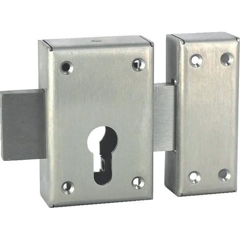 Verrou inox à cylindre profilé - DEVISMES