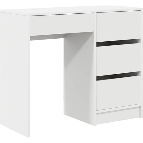Escritorio Blanco 90 x 37.5 x 75 cm Madera contrachapada vidaXL (1/5)