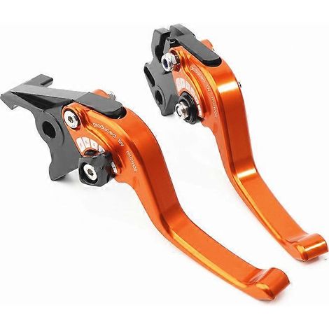 Convient pour la moto rétro Kawasaki Z650RS 22-23 ans modifiée, embrayage de frein à deux doigts de course court (Z650RS orange) (1/5)
