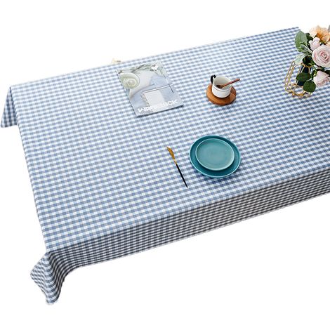 Tablecloth PVC - Waterproof Oil-Resistant - For Indoor Outdoor Use - 54 x 54 Inches 54 x 78 Inches 54 x 108 Inches 54 x 120 Inches (1/5)