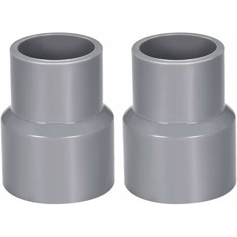 40mm X 32mm Réducteur Tuyau PVC Raccord Couplage Hub DWV Gris 2Pcs (1/5)