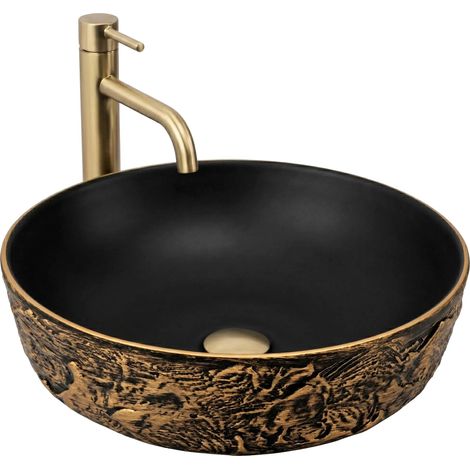 Lavabo De Encimera Rea Babilon Black