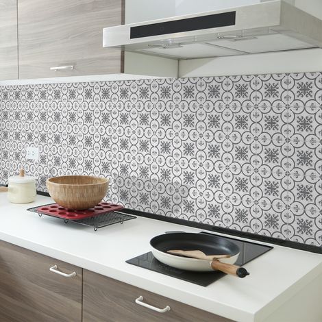 Sticker Mural Carrelage adhésif Cuisine Salle de Bain - 60 STICKERS CARRELAGES AZULEJOS MARGARITA - 60stickers10x10cm (1/5)