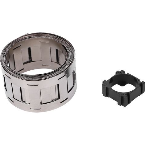 Terry Combine Holder 18650 Terry ABS 100 Stück Lipotery Combine Holder Fester Spleißhalter mit 6,6" verzinktem Verbindungsblech Piedsteriehalter (1/5)