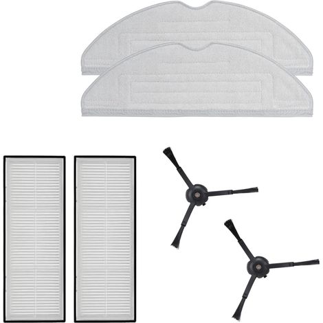 Con toallitas, filtro HEPA y cepillo lateral negro para aspiradora robot S7/S7 Max Ultra/S7 Maxv Ultra/S7 Pro Ultra/S8/S8+/S8 Pro Ultra (1/5)
