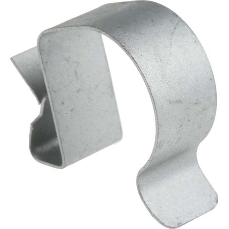 Clip pour rebord de poutre, RS PRO, Acier, Epaisseur de la bride 4 7 mm, Plage de diamètre de câble 25mm à 32mm ( Prix pour Paquet de 25 )