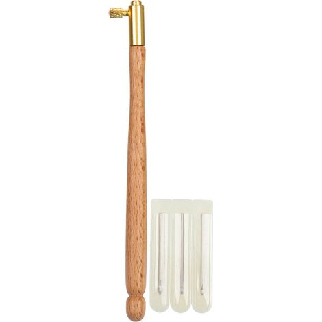 Ensemble d'outils de broderie française avec perles et aiguille en bois pour DIY et couture (1/5)
