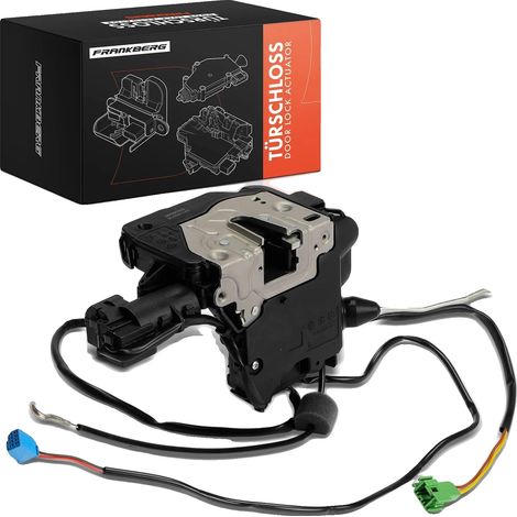 Serrure de porte, fonctionnement électrique, compatible avec Mercedes-Benz E-Class W211/S211, 4 contacts de connecteur, design sans cylindre, numéro OEM A2117201135 (1/5)