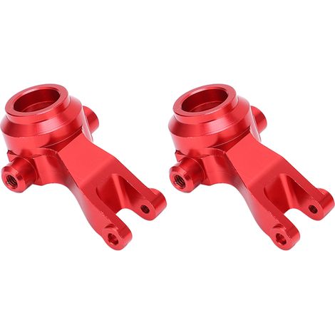 2 pièces direction en alliage aluminium 1:10 pour Arrma Senton Typhon Granite Big Rock, pièces métalliques rouges (1/5)