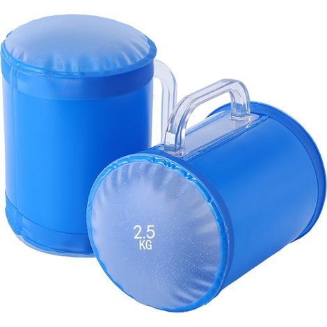 Lot de 2 poids d'entraînement avec remplissage d'eau - 5 kg - Appareil (1/5)