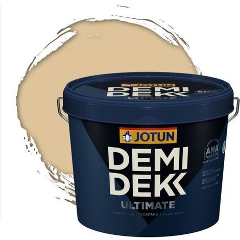 Peinture Bois - DEMI DEKK ULTIMATE - Satinée - RAL 1014 - 3L (1/2)