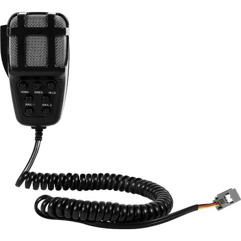 12V 7-Sound-Sirene mit Mikrofon und PA-Lautsprechersystem für Auto, Boot und LKW