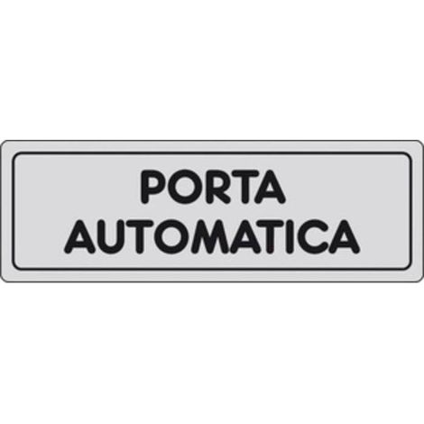 10 x ETICHETTA ADESIVA 150X50 PORTA AUTOMATICA