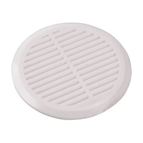 Wallair N35838 Rejillas de ventilación de plástico blanco 50 mm