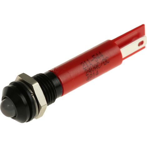 Voyant LED lumineux Rouge RS PRO, dia. 8mm, IP67 ( Prix pour 1 )