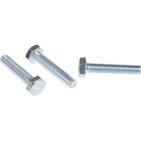 Boulon hexagonal, M6 x 30mm, tête Hexagonale, en Acier ( Prix pour Sachet de 100 )