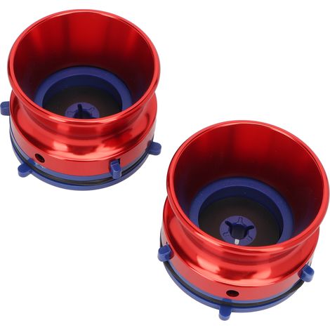 1 paire d'adaptateurs de moyeu NAB en alliage d'aluminium poli, dispositif de chargement universel, ouvre-boîte de 25 cm pour Studer ReVox et Akai Red (1/4)