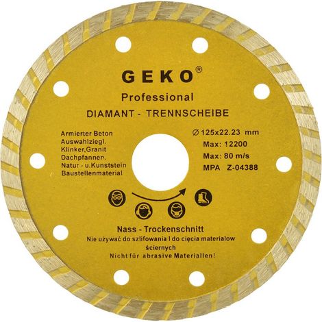 Durchm. Scheibe 125mm Turbo Geko Profi (100/200)