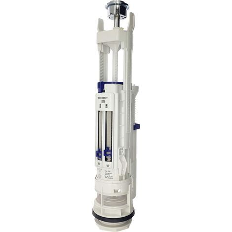 Geberit Impuls 290 Robinet de chasse d'eau double avec actionneur Cr-pl pour Repl 272.400.21.1 (1/5)