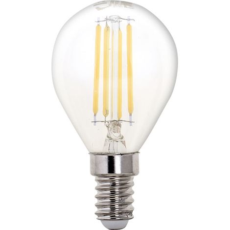 Glühbirne e14 (schlank) sphärisch klassisch led 6.5w 4000k 806lm transparent-a++
